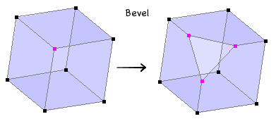 Bevel vertices